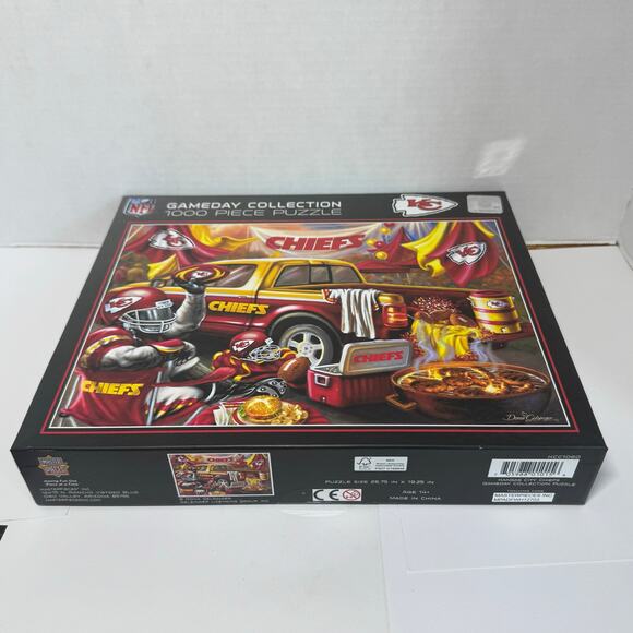 Sealed Kansas City Chiefs - NFL - 1000 Piece Puzzle Gameday Collection NEW KC - Picture 4 of 10